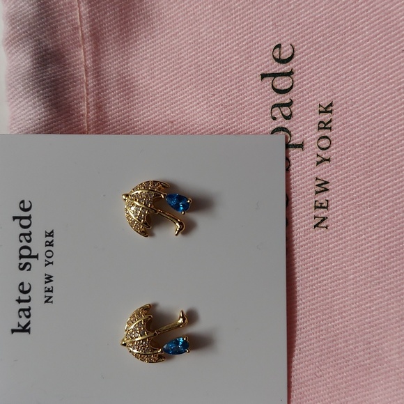 Kate Spade New York Rain Or Shine Pavé Studs  Earrings - Picture 5 of 5